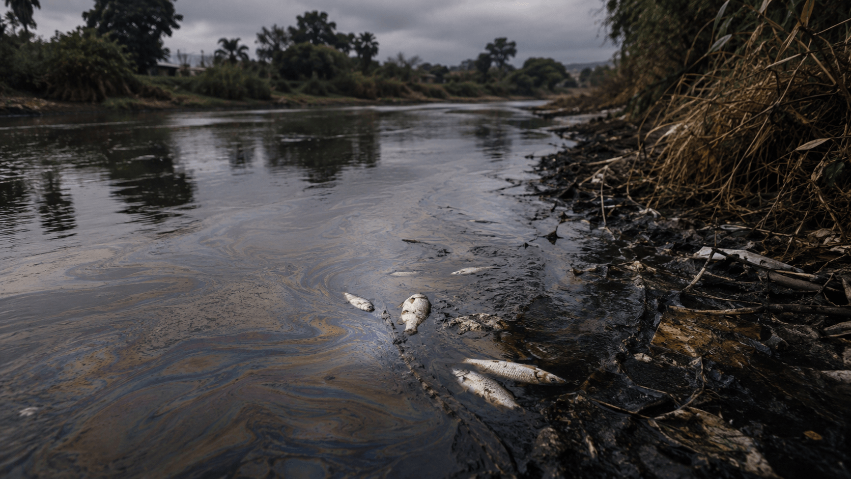 Rio limpo e preservado